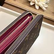 FORUABGS LOUIS VUITTON ZIPPY WALLET M41895 Fuchsia - 6