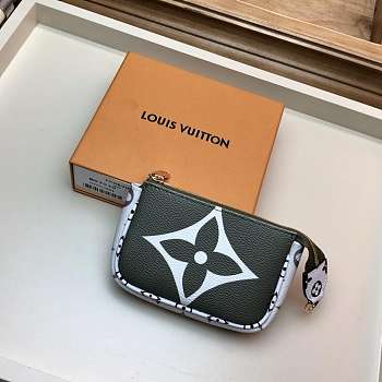 Forubags Louis Vuitton Mini Pochette Monogram Giant Khaki Green/Beige