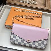 FORUABGS LOUIS VUITTON POCHETTE FÉLICIE N60235 Rose Pink - 1