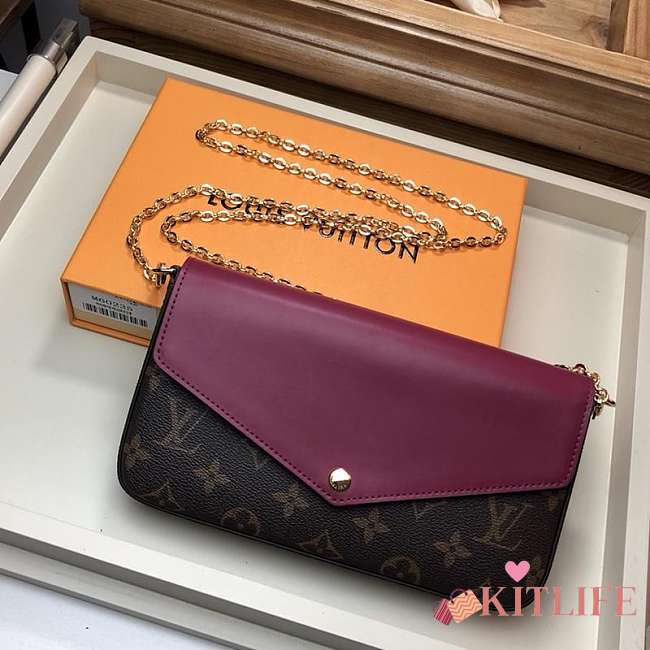FORUABGS LOUIS VUITTON POCHETTE FÉLICIE Fuchsia - 1