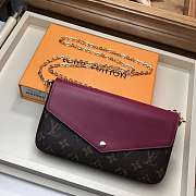 FORUABGS LOUIS VUITTON POCHETTE FÉLICIE Fuchsia - 1