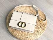 FORUBAGS DIOR 30 MONTAIGNE CALFSKIN BAG WHITE - 1