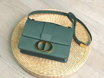 FORUBAGS DIOR 30 MONTAIGNE CALFSKIN BAG BLUE