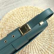 FORUBAGS DIOR 30 MONTAIGNE CALFSKIN BAG BLUE - 4