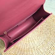 FORUBAGS DIOR 30 MONTAIGNE CALFSKIN BAG RED - 2