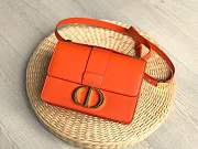 FORUBAGS DIOR 30 MONTAIGNE CALFSKIN BAG ORANGE - 1