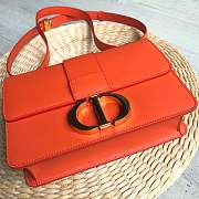 FORUBAGS DIOR 30 MONTAIGNE CALFSKIN BAG ORANGE - 3
