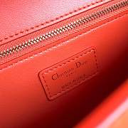 FORUBAGS DIOR 30 MONTAIGNE CALFSKIN BAG ORANGE - 6