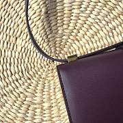 FORUBAGS DIOR 30 MONTAIGNE CALFSKIN BAG BURGUNDY - 2