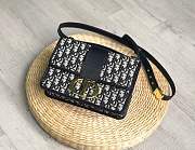 FORUBAGS DIOR 30 MONTAIGNE DIOR OBLIQUE BAG BULE - 1