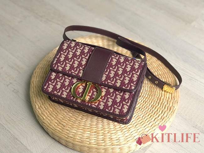 FORUBAGS DIOR 30 MONTAIGNE DIOR OBLIQUE BAG RED - 1
