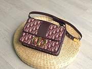 FORUBAGS DIOR 30 MONTAIGNE DIOR OBLIQUE BAG RED - 1
