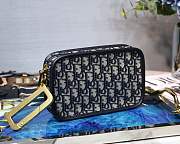 FORUBAGS DIORQUAKE DIOR OBLIQUE CLUTCH S5700CTZQ_M928 BLUE - 1