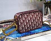 FORUBAGS DIORQUAKE DIOR OBLIQUE CLUTCH S5700CTZQ_M974 BURGUNDY - 1