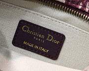 FORUBAGS DIORQUAKE DIOR OBLIQUE CLUTCH S5700CTZQ_M974 BURGUNDY - 4