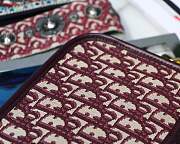 FORUBAGS DIORQUAKE DIOR OBLIQUE CLUTCH S5700CTZQ_M974 BURGUNDY - 5