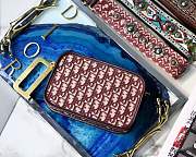 FORUBAGS DIORQUAKE DIOR OBLIQUE CLUTCH S5700CTZQ_M974 BURGUNDY - 6