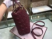 Forubags Lady Dior Burgundy 32 x 25 x 11 cm - 3