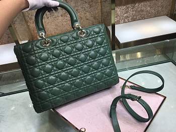 Forubags Lady Dior Green 32 x 25 x 11 cm