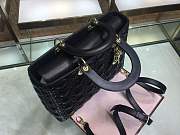 Forubags Lady Dior Black 32 x 25 x 11 cm - 5