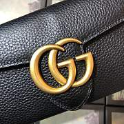 Forubags Gucci Calfskin Leather Wallet 400586# Black - 3