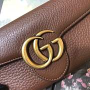 Forubags Gucci Calfskin Leather Wallet 400586# brown - 2