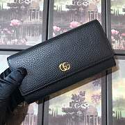 Forubags Gucci Qualited cowhide Leather Wallet 456116# Black - 5