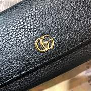 Forubags Gucci Qualited cowhide Leather Wallet 456116# Black - 2