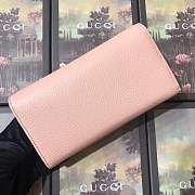 Forubags Gucci Qualited cowhide Leather Wallet 456116# Pink - 4