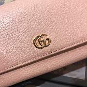 Forubags Gucci Qualited cowhide Leather Wallet 456116# Pink - 3