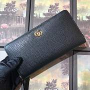 Forubags Gucci Qualited cowhide Leather Wallet 456117# Black - 1