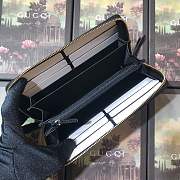 Forubags Gucci Qualited cowhide Leather Wallet 456117# Black - 5