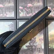 Forubags Gucci Qualited cowhide Leather Wallet 456117# Black - 4