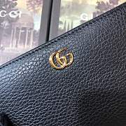 Forubags Gucci Qualited cowhide Leather Wallet 456117# Black - 2