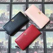 Forubags Gucci Qualited cowhide Leather Wallet 456117# Black - 3