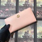 Forubags Gucci Qualited cowhide Leather Wallet 456117# Pink - 1