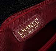 Forubags Chanel Coco Handle 25CM caviar black leather gold hardware black handle - 6