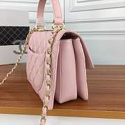 Forubags Chanel Classic Flap Lambskin Leather In Pink Gold Hardware - 4