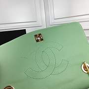 Forubags Chanel Green should bag with the handle 26x20x9cm - 3