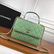 Forubags Chanel Green should bag with the handle 26x20x9cm - 2