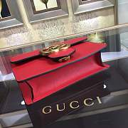 Forubags Gucci Small GG Marmont Chain Shoulder Bag #431384 red - 2