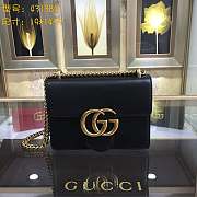 Forubags Gucci Small GG Marmont Chain Shoulder Bag #431384 black - 1
