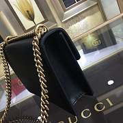 Forubags Gucci Small GG Marmont Chain Shoulder Bag #431384 black - 2