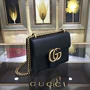 Forubags Gucci Small GG Marmont Chain Shoulder Bag #431384 black - 4