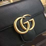 Forubags Gucci Small GG Marmont Chain Shoulder Bag #431384 black - 5