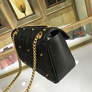 Forubags Gucci GG Marmont small matelassé black shoulder bag 26*15*7cm - 4