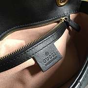 Forubags Gucci GG Marmont small matelassé black shoulder bag 26*15*7cm - 6