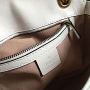 Forubags Gucci GG Marmont small matelassé white shoulder bag 26*15*7cm - 2