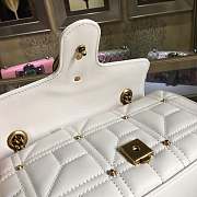 Forubags Gucci GG Marmont small matelassé white shoulder bag 26*15*7cm - 5