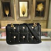 Forubags Gucci GG Marmont small matelassé black shoulder bag #443497 - 3